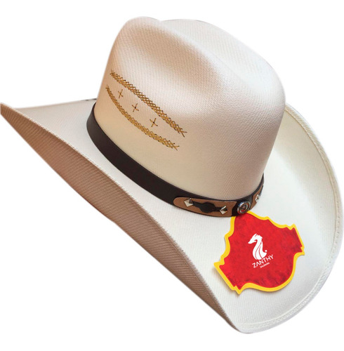 Sombrero La Sierra De Lona Blanco Horma Chihuahua