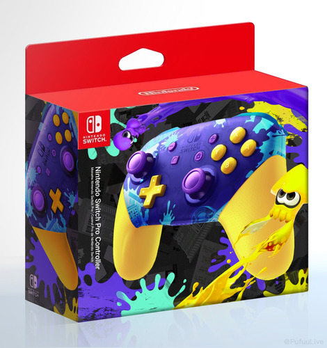 Control Joystick Nintendo Switch Pro Controller Compatible Splatoon 3 Edicion Especial