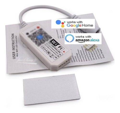Controlador Wifi P Fita Led Rgb Alexa E Google Home Premium+ Tensão de operação 5-28V 5v a 28v