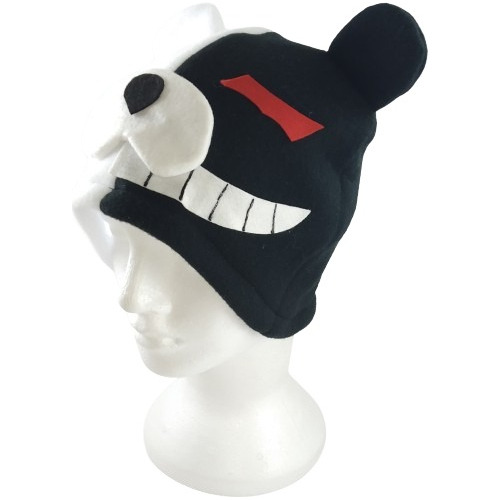 Touca De Pelúcia Monokuma - Gorro Chapéu - Danganronpa