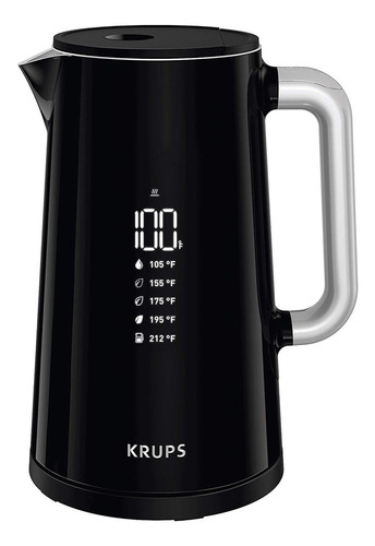 Krups Bw801852 Smart Temp Digital Kettle Full Stainless Inte