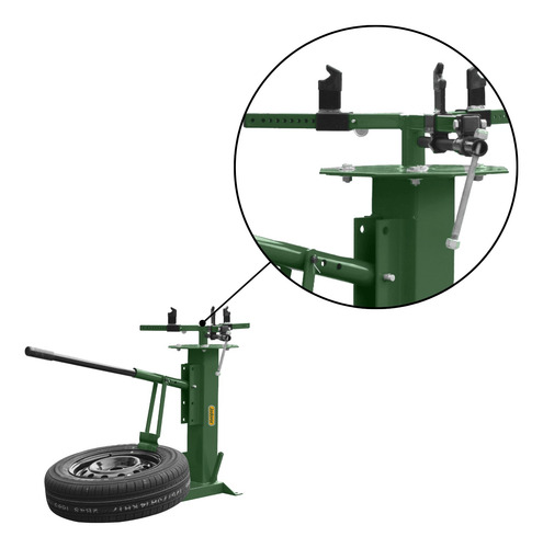Desenllantadora Neumatico Portatil Jadever Jdqt1a01