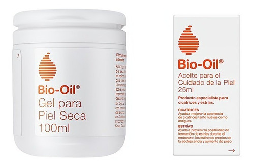  Bio Oil 25ml e Bio Oil Gel 100ml Fragancia Neutro Tipo De Envase Pote