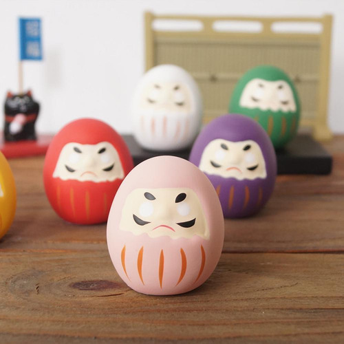 Muñeca Daruma De Cerámica Japonesa Crafts Lucky Charm Fortun