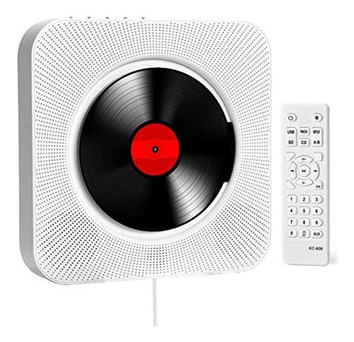 Imagen 1 de 7 de Discmans Portátil Con Radio Fm Y Pantalla Lcd, Color Blanco