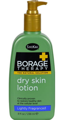 Loción Para Piel Seca Shikai Borage Natural Therapy, 8 Onzas