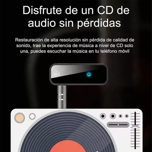 Receptor Auxiliar Bluetooth Aux 3.5 Auto Coche Manos Libres