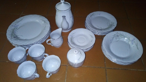 Imagen 3 de 4 de Juego De Vajilla 4 Puestos Cerámica China 23 Pz