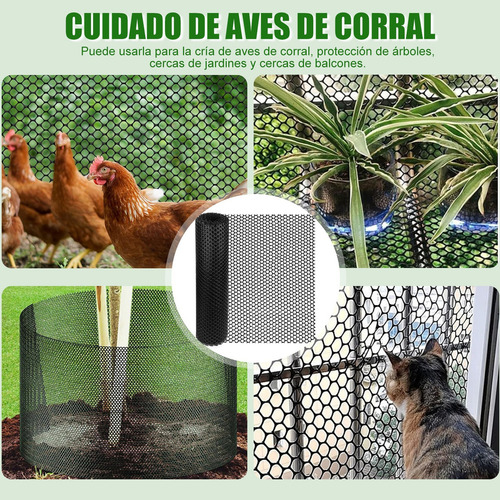 0.4m X10m Red Para Mascotas Para Jardín Y Balcón