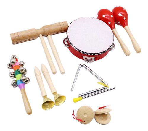 Juego De Percusión Para Niños, Juguete Sensorial 7 Piezas