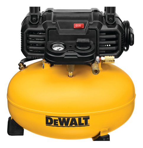 Imagen 1 de 9 de Compresor de aire mini eléctrico portátil DeWalt DWFP55126 monofásico 22.7L 9hp 120V 60Hz amarillo