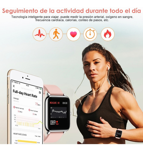 Imagen 5 de 7 de Reloj Inteligente Deportivo Bluetooth Impermeable Sports
