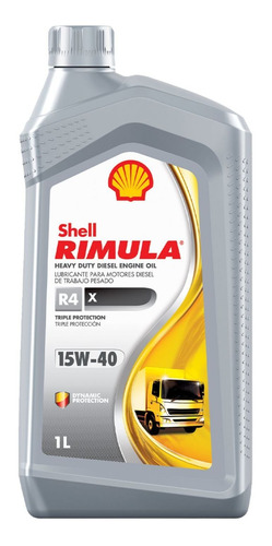 Aceite De Motor Shell Rimula R4 X 15w40 1 Litro