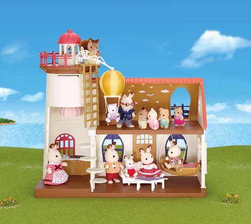 Sylvanian Families Casa Con Faro De Luz Accesorios Juguete ® Color Rojo