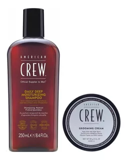 Shampoo Hidratante + Cera Grooming Cream American Crew Men