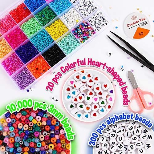 Funzbo Beads Kit De Fabricacion De Joyas Cuentas Para Pulser