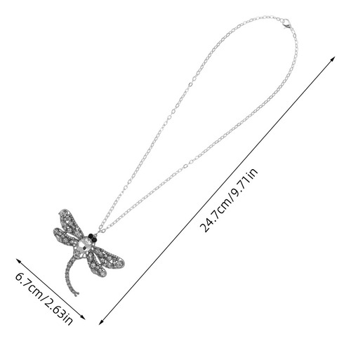 Accesorios Para Colgar En El Coche Bling Dragonfly: Crystal