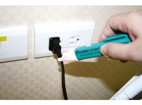 Imagen 2 de 8 de Detector De Voltaje Inductivo Proskit Nt-306 Luz Y Sonoro