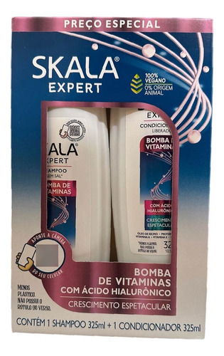 Kit Shampoo Y Acondicionador Bomba De Vitaminas Skala Expert