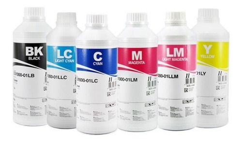 Tinta P Impressora Ep Modelo Eu1000 12 Lts Tinta Preto | Ciano | Magenta | Yellow | Ciano