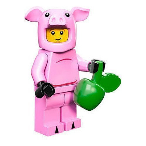 Minifigura Lego 71007 De Lego, Serie 12, Piggy Guy