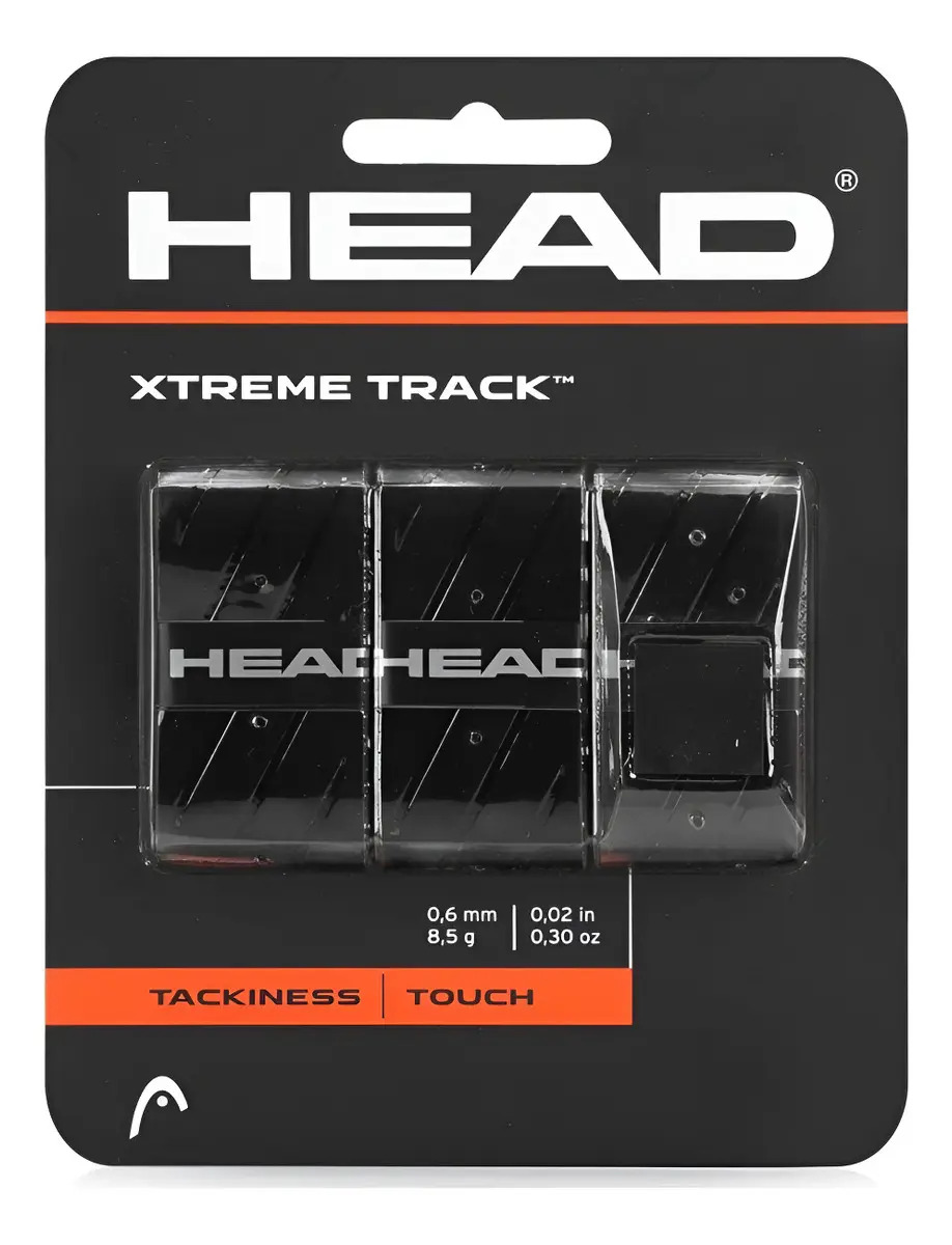 Overgrip Head Xtreme Track Tenis Beach Tennis Padel Cor Pret Preto