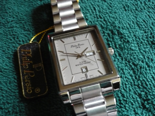 Philip Persio Reloj Vintage Retro Con Fechador