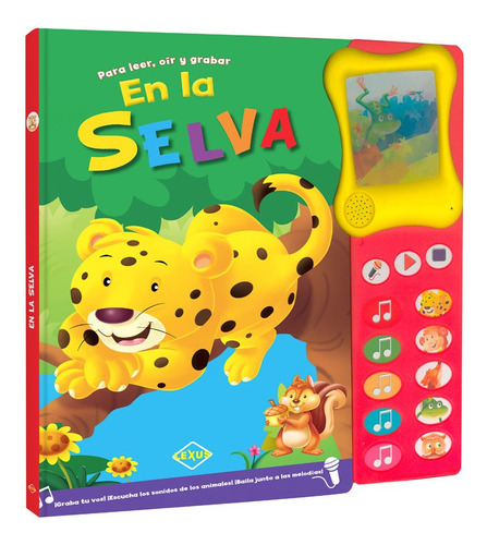 Libro Sonoro  En La Selva Para Leer, Oír Y Grabar