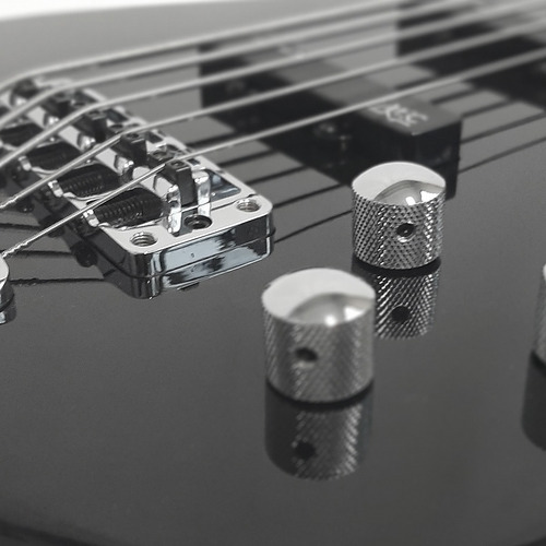 Imagen 3 de 10 de Bajo Eléctrico Warwick Streamer Lx 5 Black Hp Chrome