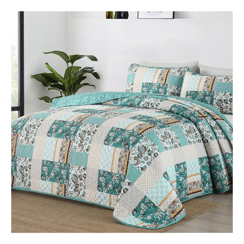 Bedding Wongs 3 Piezas Juego De Colchas De Colcha Que Queen,