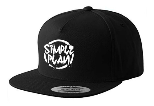 Gorra Plana Snapback Simple Plan - Rock