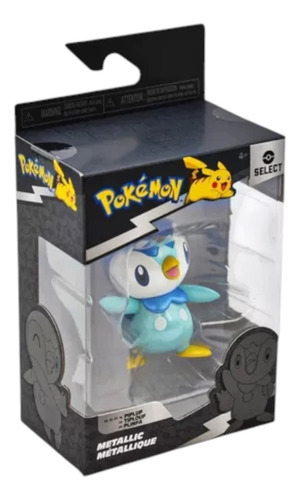 Set 3 Figuras Pokemon Select Metallic