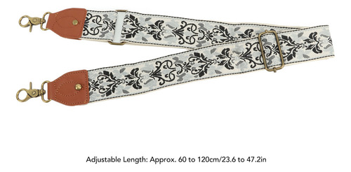 Correa De Cámara Bordada, Engrosada, Estilo Bohemio, Floral