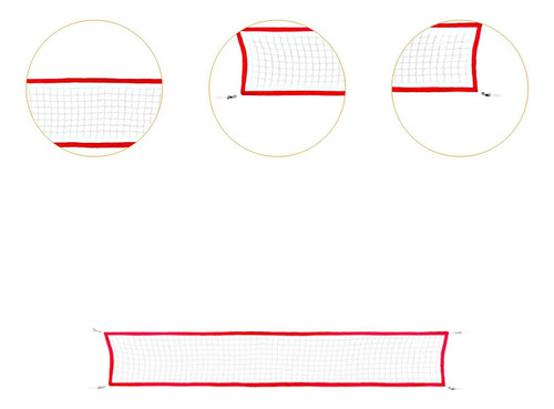 Red De Voleibol For Pool, Red De Malla Para Pelota De