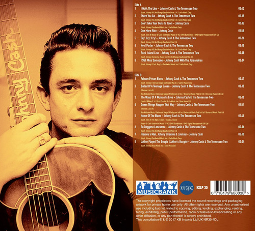 Imagen 2 de 2 de Vinilo Jhonny Cash, Country Boy, Nuevo