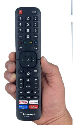 Control Remoto Smart Tv Hisense 4k + Pilas
