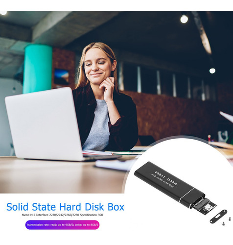 Case Enclosure Delta Usb 3.0 M.2 Discos Pci-e Nvme Ssd