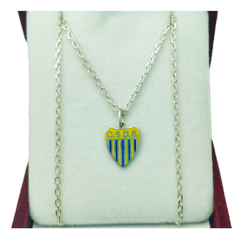 Conjunto Escudo Dock Sud Plata 925 Forcet