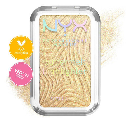 Iluminador Cremoso Buttermelt Highlighter De Nyx Butta Than Gold