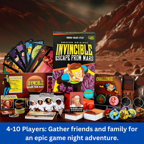 Invincible: Escape From Mars: Juego De Mesa De Enfrentamient