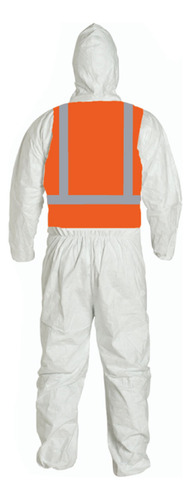 Overol Con Capucha Tyvek 1435a Rfx Reflectivo Reck Dupont