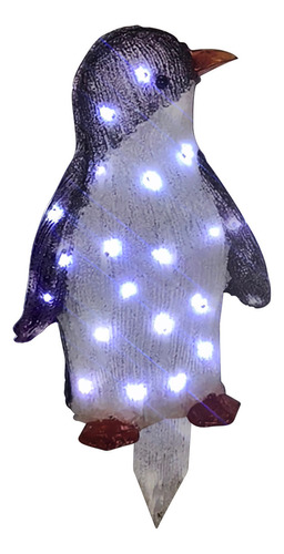 Decoraciones De Jardín Al Aire Libre I Pingüino Iluminado