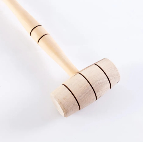 Juego Croquet Infantil Madera Natural Con Arcos P/ Niño Baum