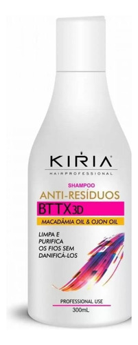 Shampoo Anti Resíduos Bttx 3d Kiria 300ml