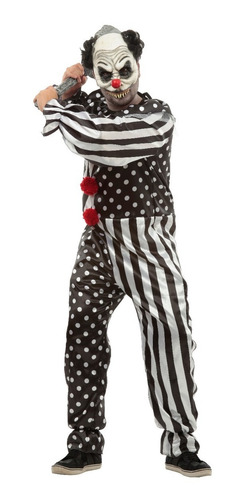 Imagen 1 de 1 de Disfraz De Payaso Adulto Clown Halloween