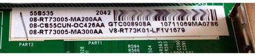 Kit Tcl 08-cs55cun-oc426aa 08-p241w0l-pw20 342911009l 55s535 (Usado)