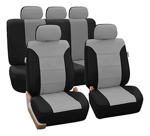 Fh Group Car Seat Covers Full Set Cloth - Universal Fit, Aut