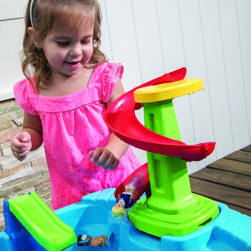 Mesa De Verano -step2- Mesita Barquito Con Agua Y Arena