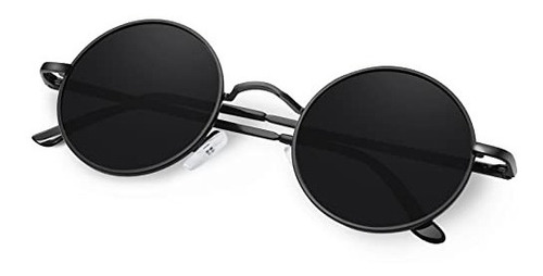 Imagen 1 de 3 de Gafas De Sol Circulares Protección Uv Tipo John Lennon