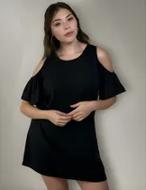 Comprar Vestidos Talles Grandes Solero Hombro Descubierto Volados
